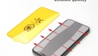 iPhone xs 9H 3d molecular glass screen protector wholesale